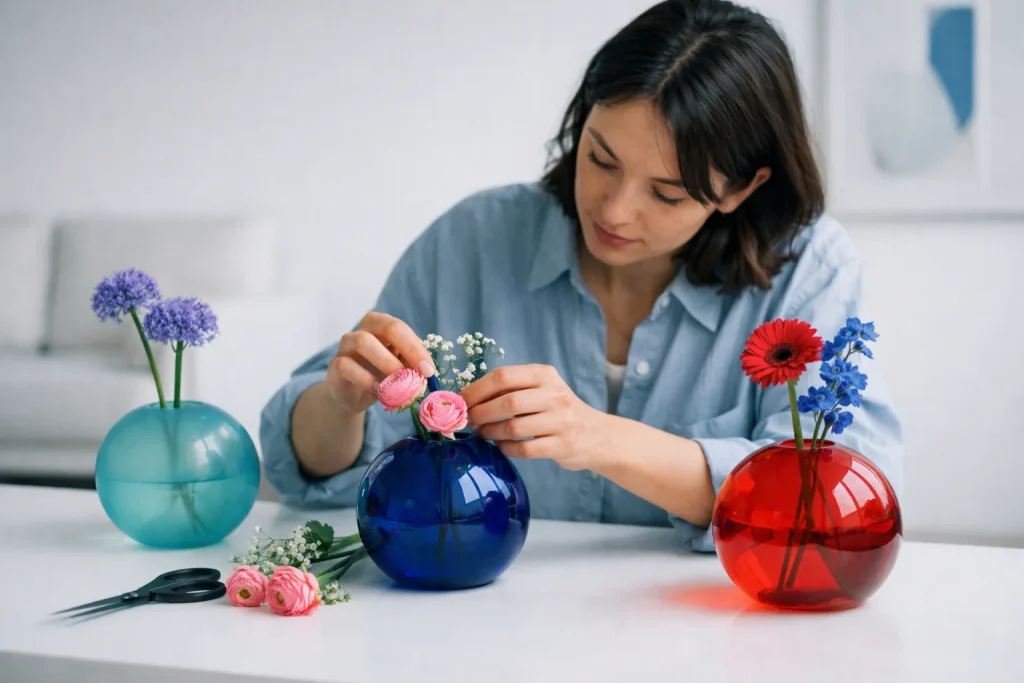 Innovation en Design : L&rsquo;Impact Visuel des Vases Boule dans l&rsquo;Art Contemporain
