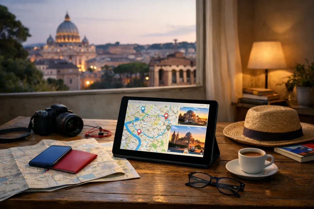 Raconter ses circuits à Rome grâce à l’édition numérique