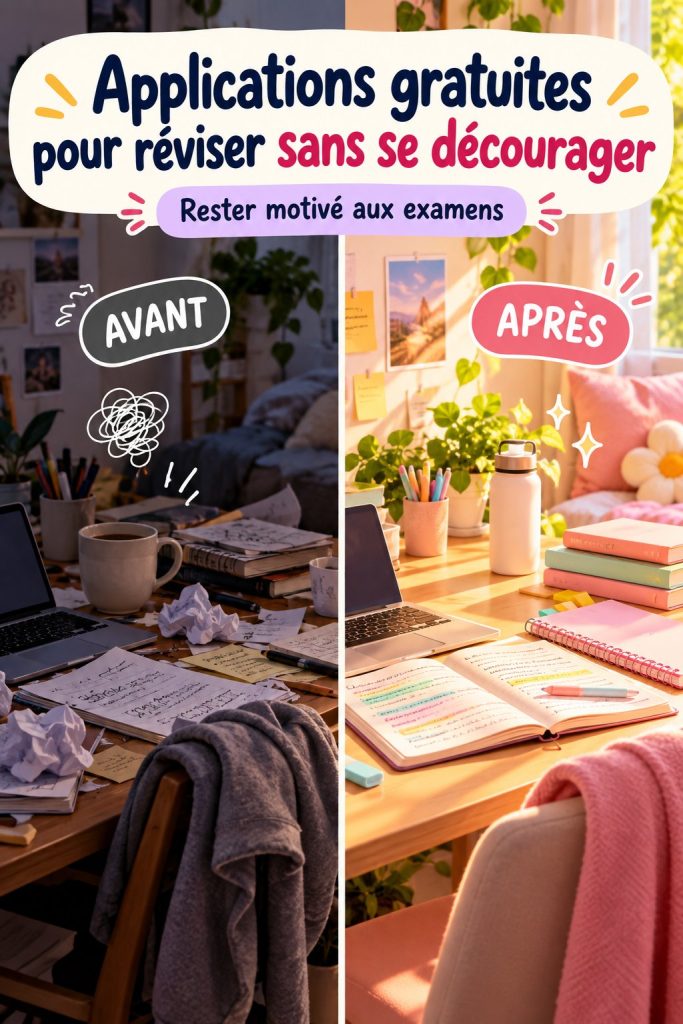 Applications gratuites pour réviser sans se décourager