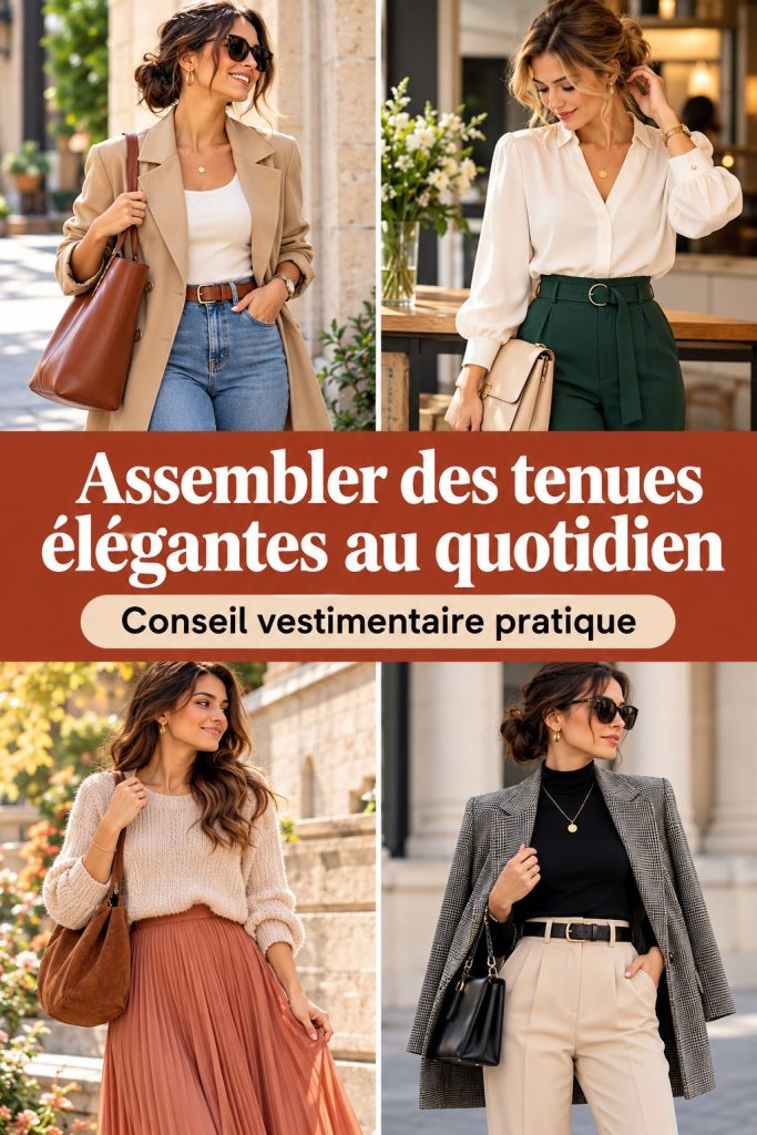 Assembler des tenues élégantes pour tous les jours