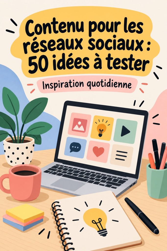Contenu pour les réseaux sociaux : 50 idées à tester