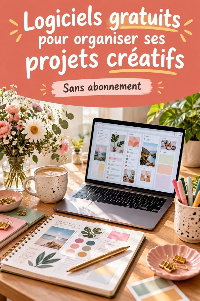 Un écran d'ordinateur affichant des logiciels gratuits pour la gestion de projets créatifs.